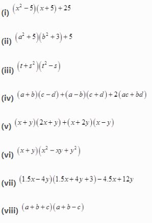 NCERT Solutions Class 8 Mathematics Algebraic Expressions and Identities