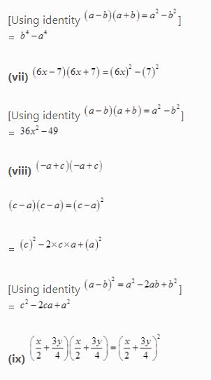 NCERT Solutions Class 8 Mathematics Algebraic Expressions and Identities