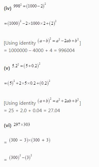 NCERT Solutions Class 8 Mathematics Algebraic Expressions and Identities