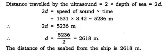 NCERT Solutions Class 9 Science sound