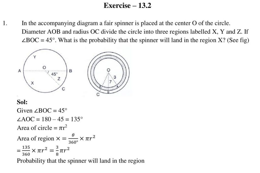 NCERT Solutions Class 10 Mathematics RD Sharma Probability