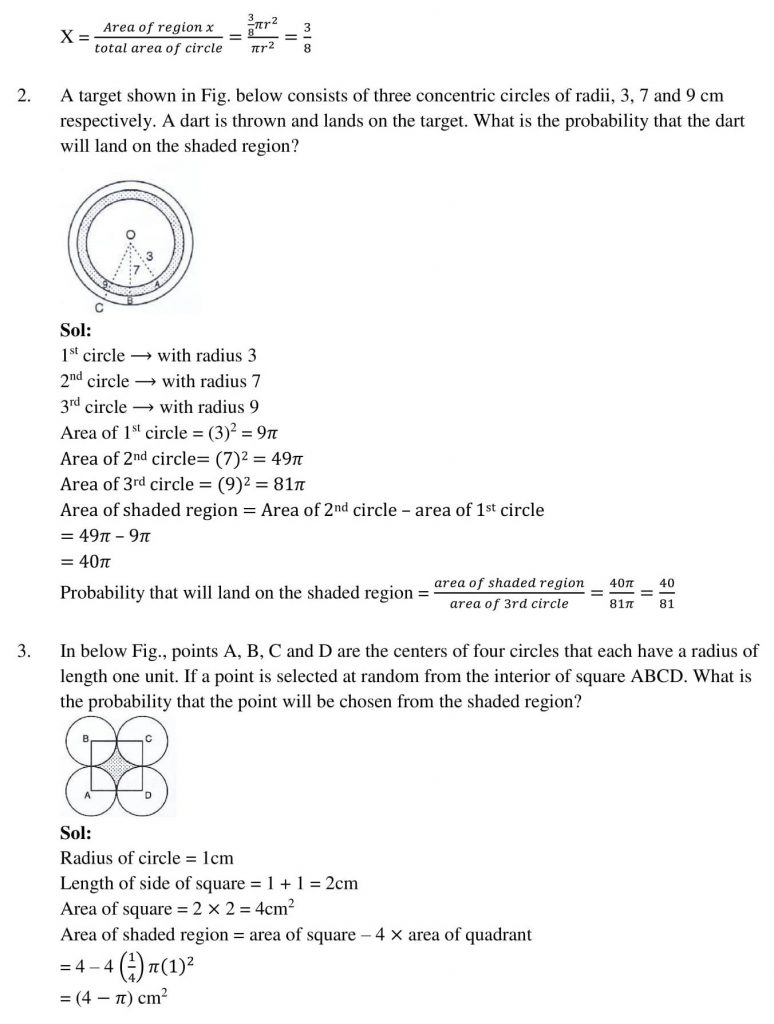 NCERT Solutions Class 10 Mathematics RD Sharma Probability