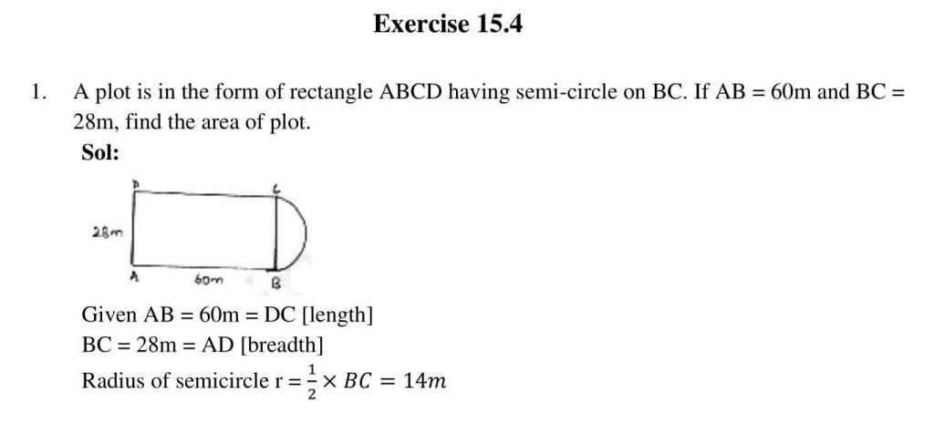 NCERT Solutions Class 10 Mathematics RD Sharma Areas Related to Circles