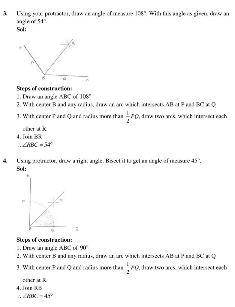 NCERT Solutions Class 10 Mathematics RD Sharma Constructions