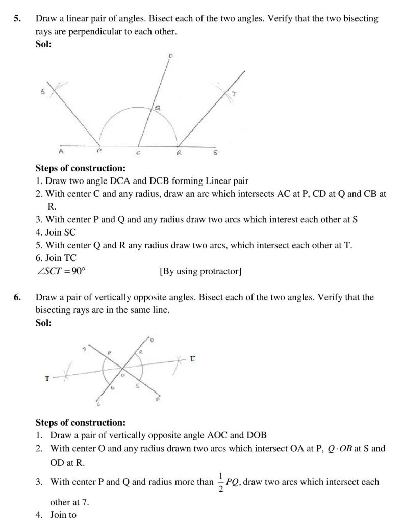 NCERT Solutions Class 10 Mathematics RD Sharma Constructions