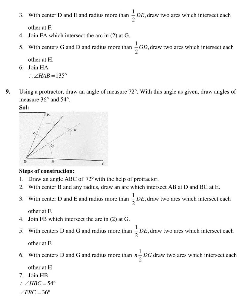 NCERT Solutions Class 10 Mathematics RD Sharma Constructions