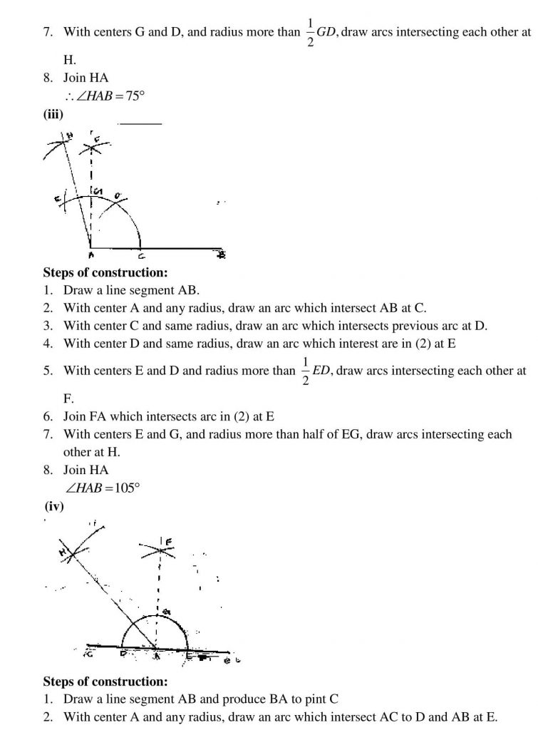 NCERT Solutions Class 10 Mathematics RD Sharma Constructions