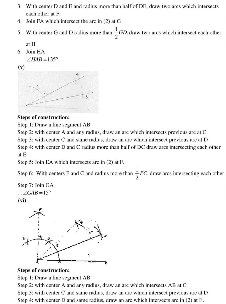 NCERT Solutions Class 10 Mathematics RD Sharma Constructions