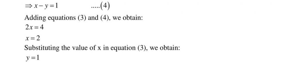 NCERT Solutions Class 10 Mathematics RD Sharma Pair of Linear Equations in Two Variables