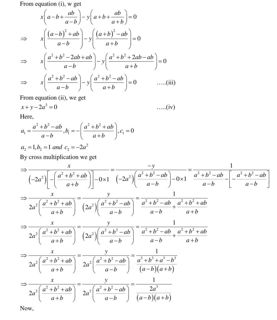 NCERT Solutions Class 10 Mathematics RD Sharma Pair of Linear Equations in Two Variables