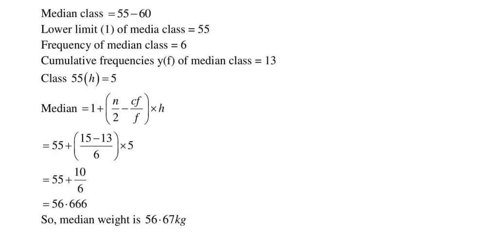 NCERT Solutions Class 10 Mathematics RD Sharma Statistics