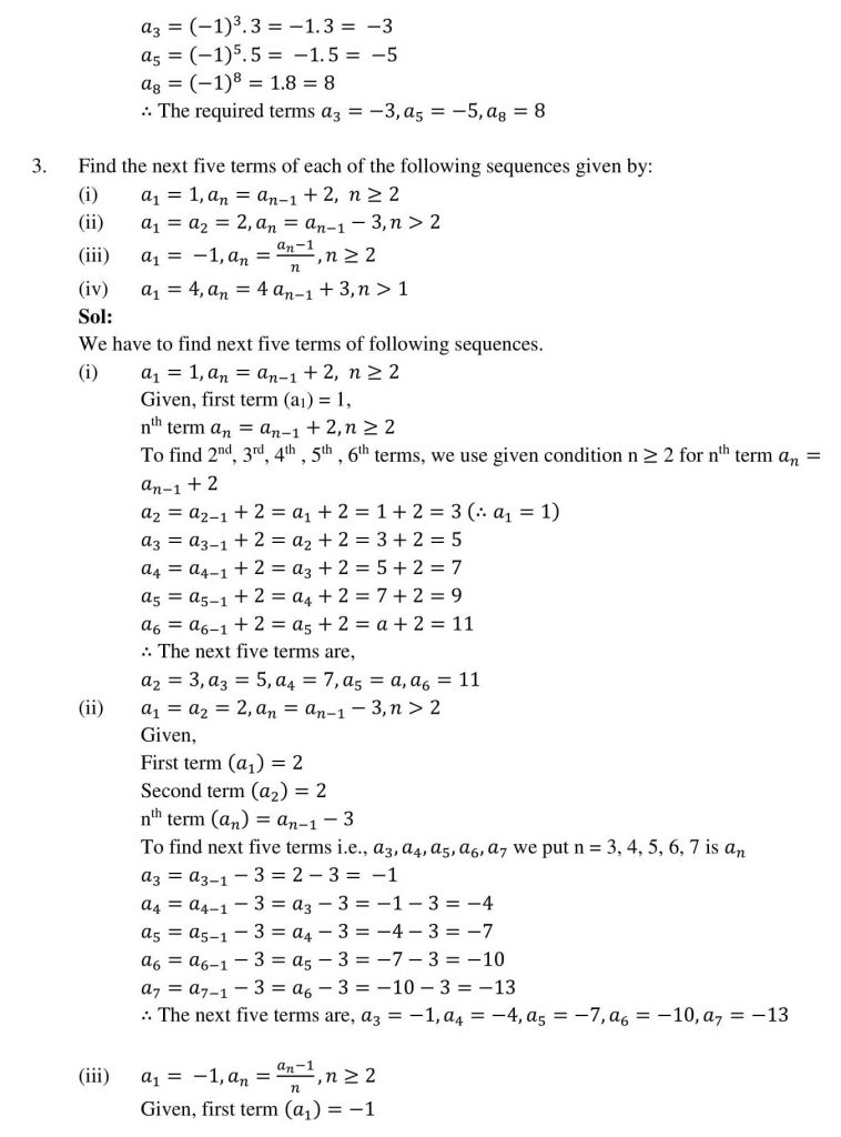 NCERT Solutions Class 10 Mathematics RD Sharma Arithmetic Progressions