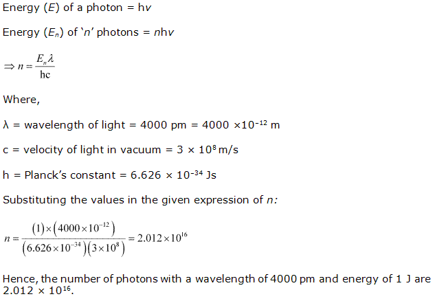 NCERT Solutions Class 11 Chemistry Structure Of The Atom