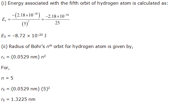 NCERT Solutions Class 11 Chemistry Structure Of The Atom