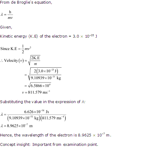 NCERT Solutions Class 11 Chemistry Structure Of The Atom