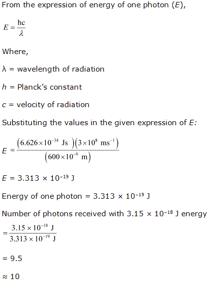 NCERT Solutions Class 11 Chemistry Structure Of The Atom