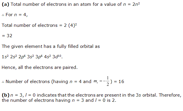 NCERT Solutions Class 11 Chemistry Structure Of The Atom