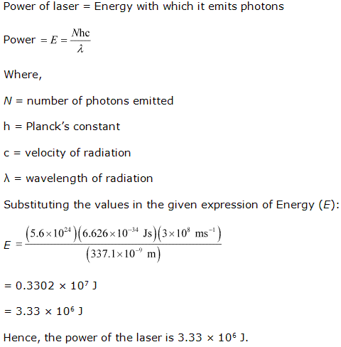 NCERT Solutions Class 11 Chemistry Structure Of The Atom