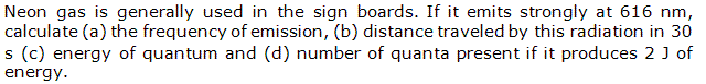 NCERT Solutions Class 11 Chemistry Structure Of The Atom