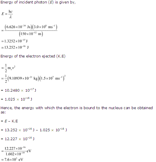 NCERT Solutions Class 11 Chemistry Structure Of The Atom