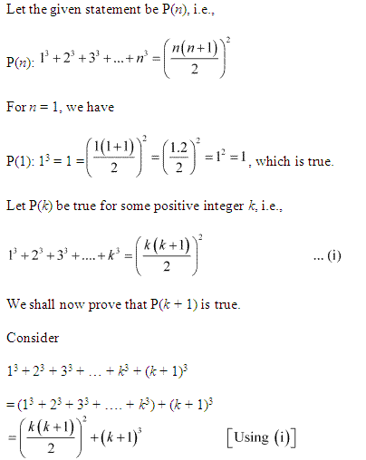 NCERT Solutions Class 11 Mathematics Principle of Mathematical Induction