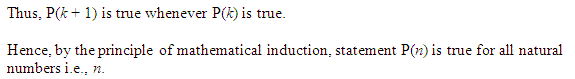NCERT Solutions Class 11 Mathematics Principle of Mathematical Induction