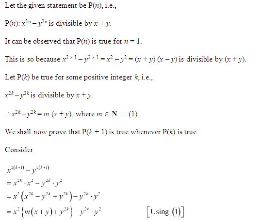 NCERT Solutions Class 11 Mathematics Principle of Mathematical Induction