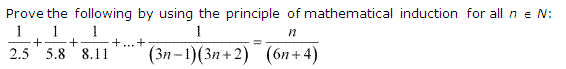 NCERT Solutions Class 11 Mathematics Principle of Mathematical Induction