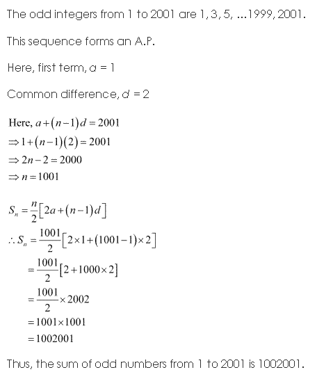 NCERT Solutions Class 11 Mathematics Sequence And Series
