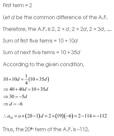 NCERT Solutions Class 11 Mathematics Sequence And Series