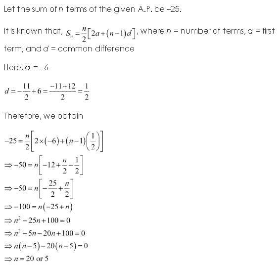 NCERT Solutions Class 11 Mathematics Sequence And Series