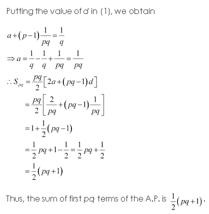 NCERT Solutions Class 11 Mathematics Sequence And Series