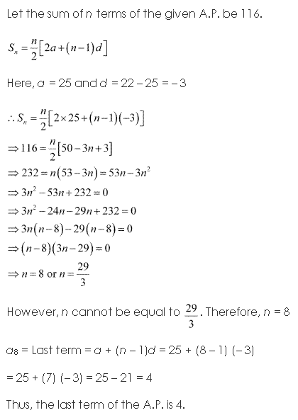 NCERT Solutions Class 11 Mathematics Sequence And Series