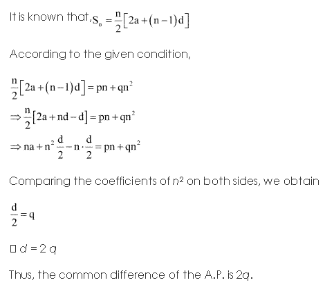 NCERT Solutions Class 11 Mathematics Sequence And Series