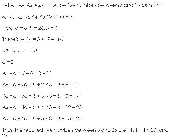 NCERT Solutions Class 11 Mathematics Sequence And Series