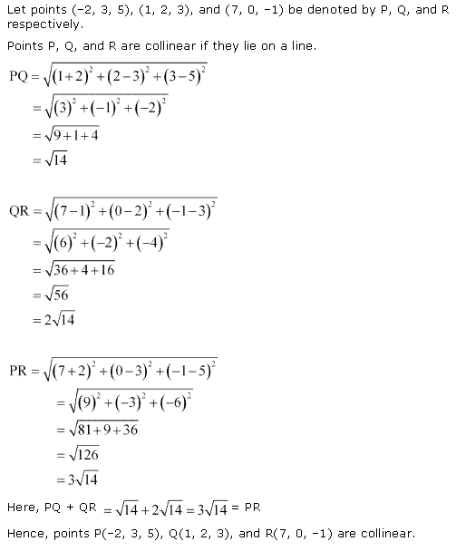 NCERT Solutions Class 11 Mathematics Introduction to Three Dimensional Geometry