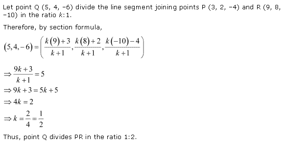 NCERT Solutions Class 11 Mathematics Introduction to Three Dimensional Geometry