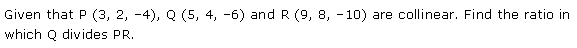 NCERT Solutions Class 11 Mathematics Introduction to Three Dimensional Geometry