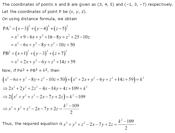 NCERT Solutions Class 11 Mathematics Introduction to Three Dimensional Geometry