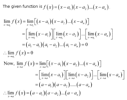 NCERT Solutions Class 11 Mathematics limits and derivatives