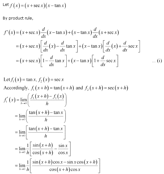 NCERT Solutions Class 11 Mathematics limits and derivatives