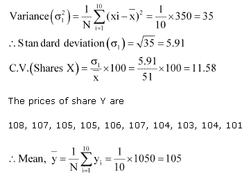 NCERT Solutions Class 11 Mathematics Statistics