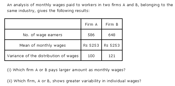 NCERT Solutions Class 11 Mathematics Statistics