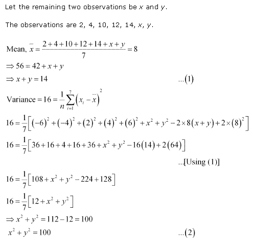 NCERT Solutions Class 11 Mathematics Statistics