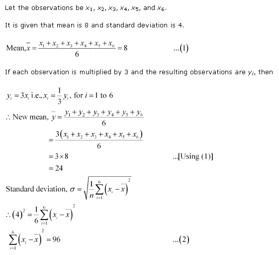 NCERT Solutions Class 11 Mathematics Statistics