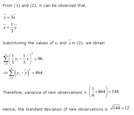 NCERT Solutions Class 11 Mathematics Statistics