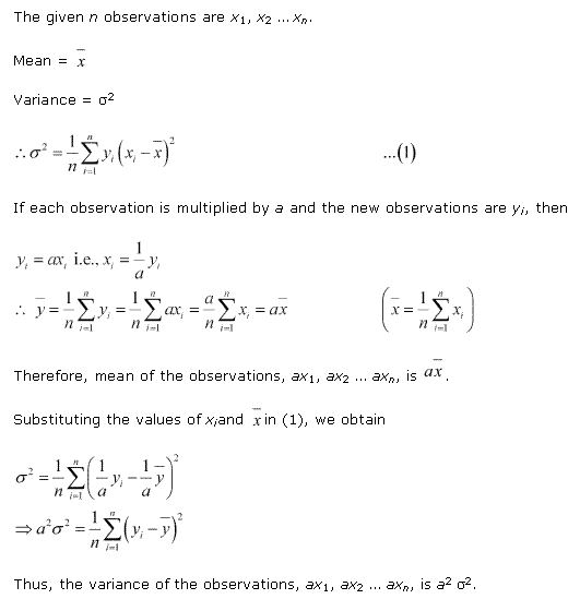 NCERT Solutions Class 11 Mathematics Statistics