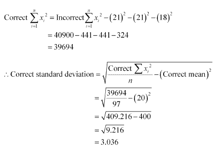 NCERT Solutions Class 11 Mathematics Statistics