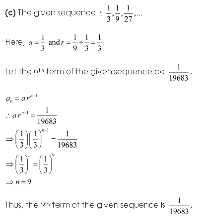 NCERT Solutions Class 11 Mathematics Sequence And Series