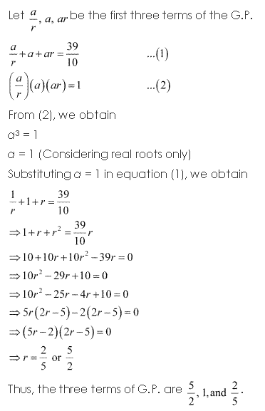 NCERT Solutions Class 11 Mathematics Sequence And Series